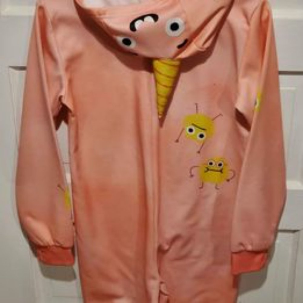 Popcorn style pajama/costume Girl's size small youth 8-10